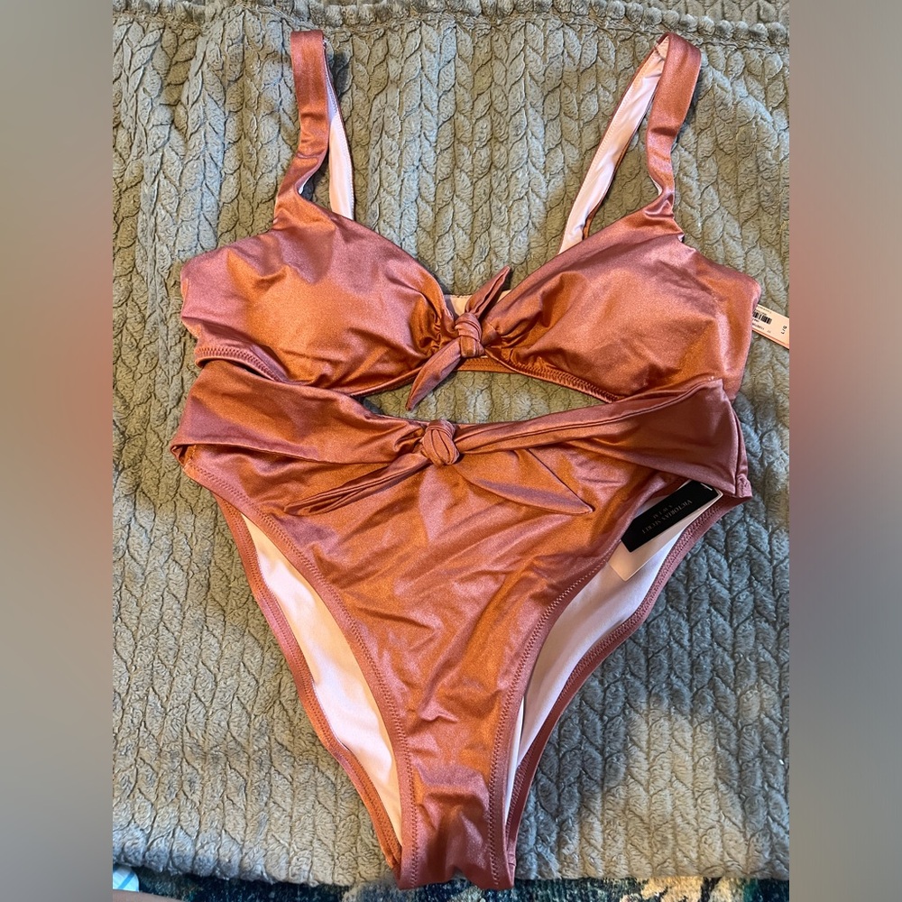 Victoria secret high waisted tie bikini